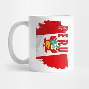 Peru flag, peruvian flag Mug